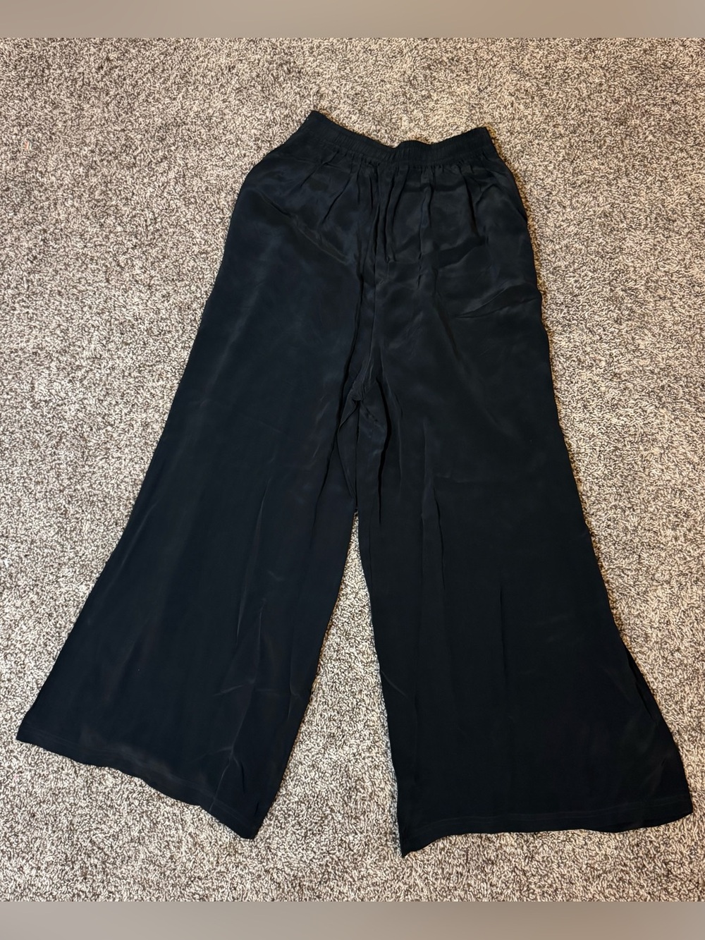 ALLSAINTS| HEZZY WIDE LEG PLEATED TROUSER| Womens Size XS| Black - Picture 4 of 6